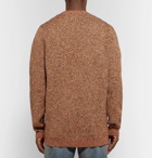 Gucci - Oversized Intarsia Mélange Wool Sweater - Men - Orange