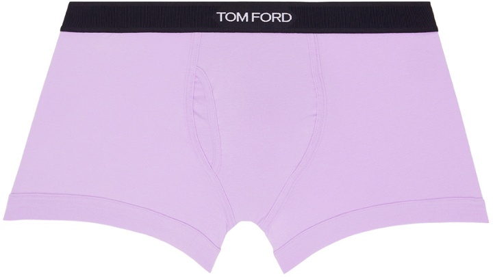 Photo: TOM FORD Purple Classic Fit Boxer Briefs