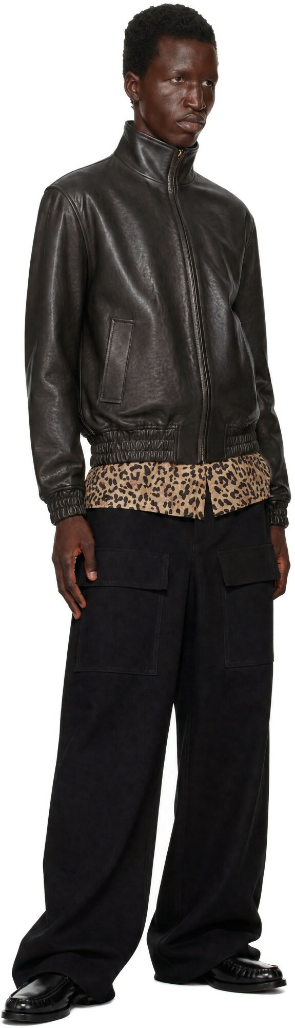 Valentino Black Luxury Cotton Canvas Cargo Pants