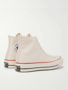 Converse - Chuck 70 Canvas High-Top Sneakers - White