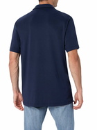 MC2 Saint Barth Man Navy Blue Technical Piquet Polo Shirt Camber