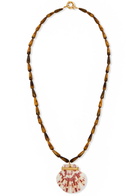 Timeless Pearly Ginevra Shell Beaded Necklace - Brown - One Size