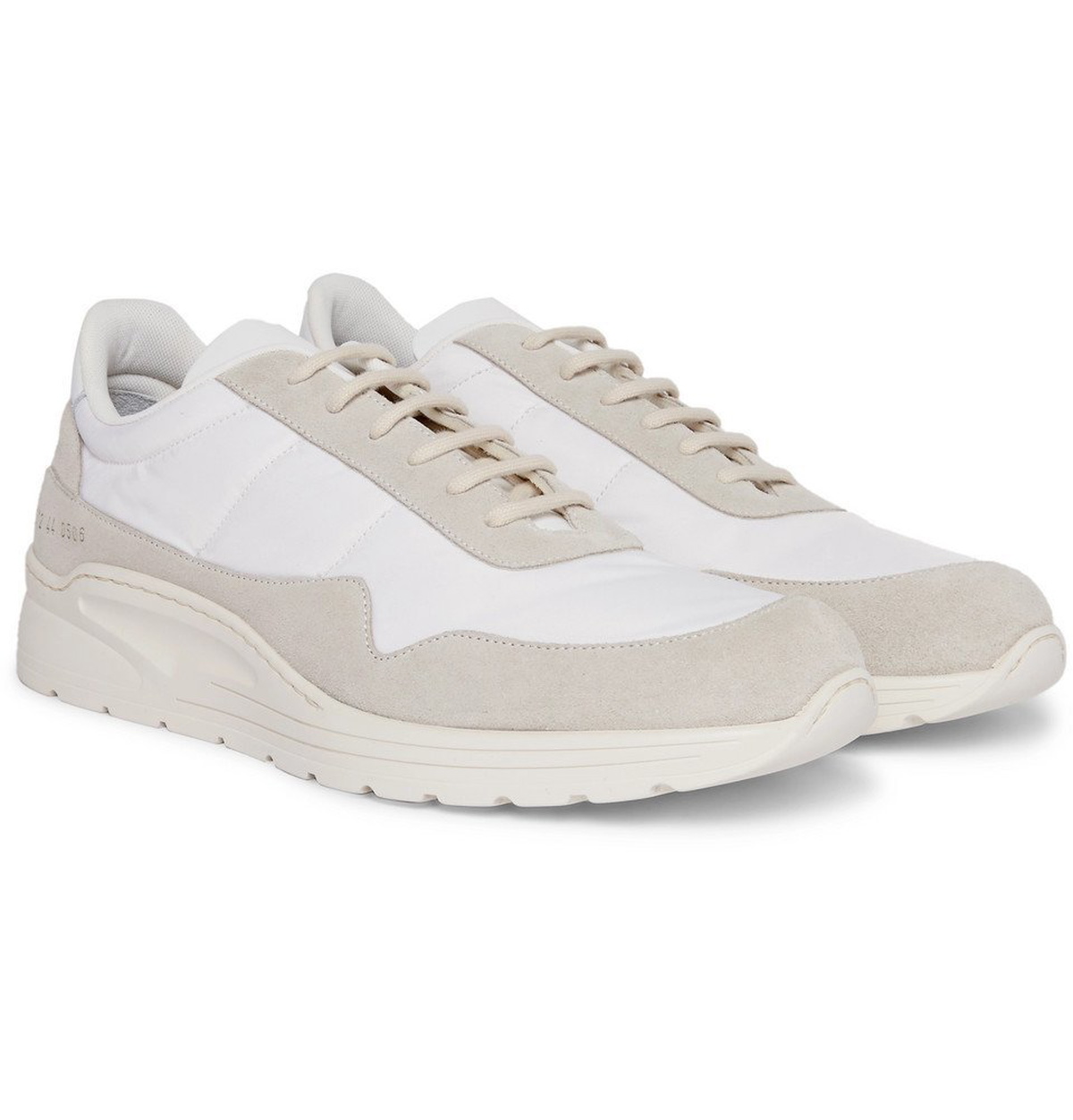 Common Projects - Cross Trainer Suede, Nylon and Leather Sneakers ...