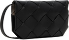 Bottega Veneta Black Diago Phone Pouch
