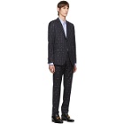 Gucci Navy GG Pinstripe Suit