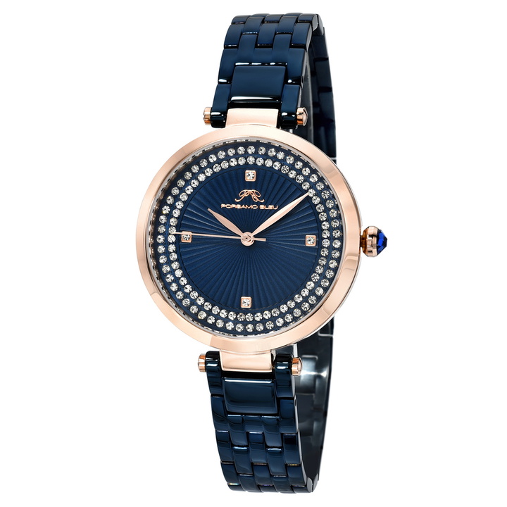 Photo: Porsamo Bleu Natalie Quartz Blue Dial Ladies Watch 1252ANAS