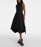 Proenza Schouler Yoko cotton-blend poplin wrap dress