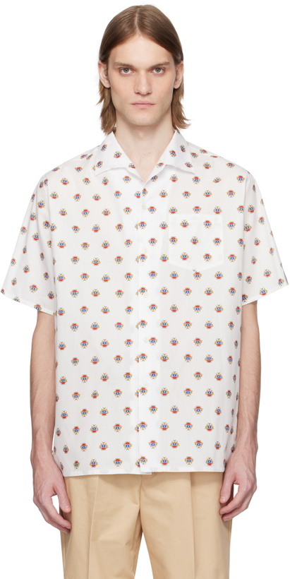 Photo: Bally White Printed Shirt