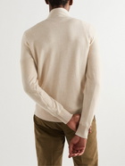 Loro Piana - Slim-Fit Cashmere Half-Zip Sweater - Neutrals