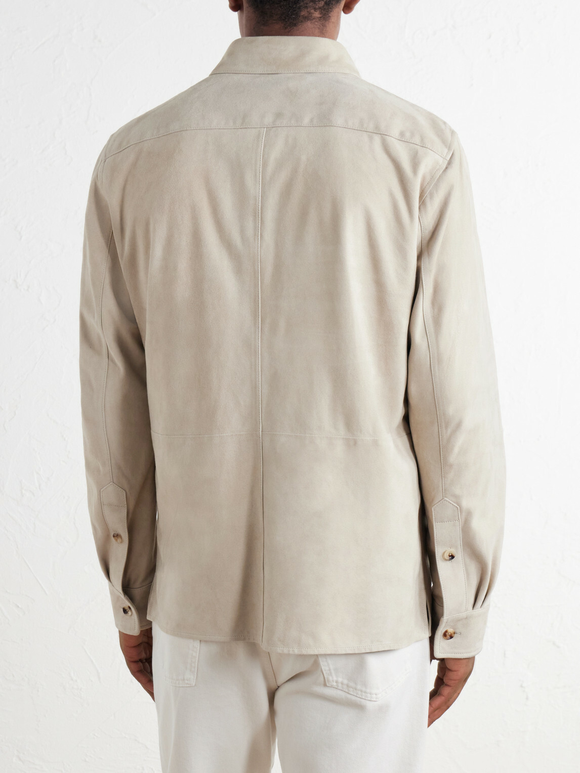 Ralph Lauren Purple label - Suede Overshirt - Neutrals