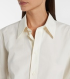 Tod's Belted cotton poplin shirt