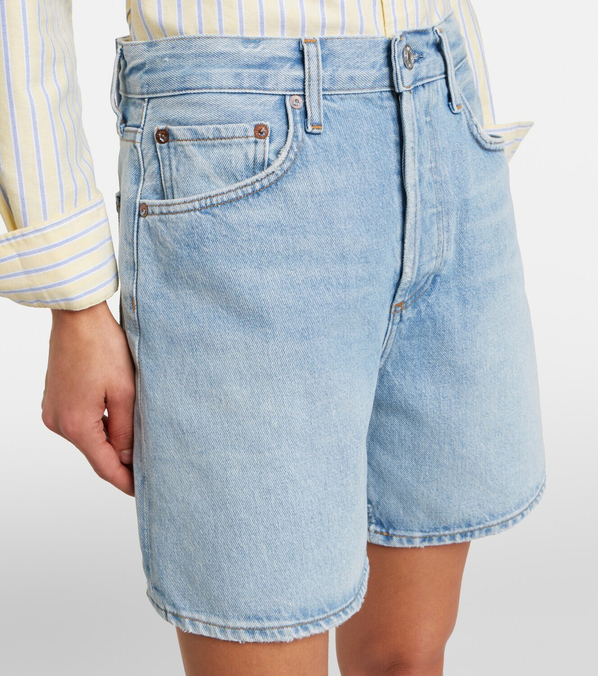 Agolde Dame denim shorts