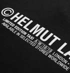 Helmut Lang - Taxi London Logo-Print Loopback Cotton-Jersey Hoodie - Men - Black