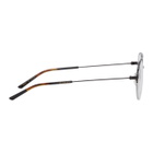 Gucci Black Semi-Rimless Glasses