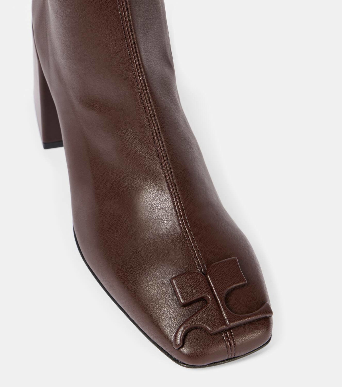 Courrèges Reedition faux leather knee-high boots