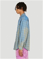 NOTSONORMAL - Double Flannel Overshirt in Blue