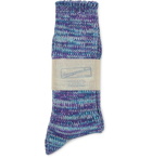 Anonymous Ism - Mélange Cotton Socks - Blue