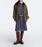 Miu Miu Leather knee-high boots