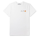 A.P.C. - Carhartt WIP Logo-Appliquéd Cotton-Jersey T-Shirt - White