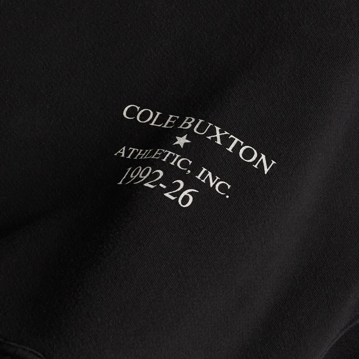 Cole Buxton Men's Athletic Inc Hoodie in Vintage Black