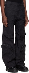 HELIOT EMIL Black Ventifact Cargo Pants