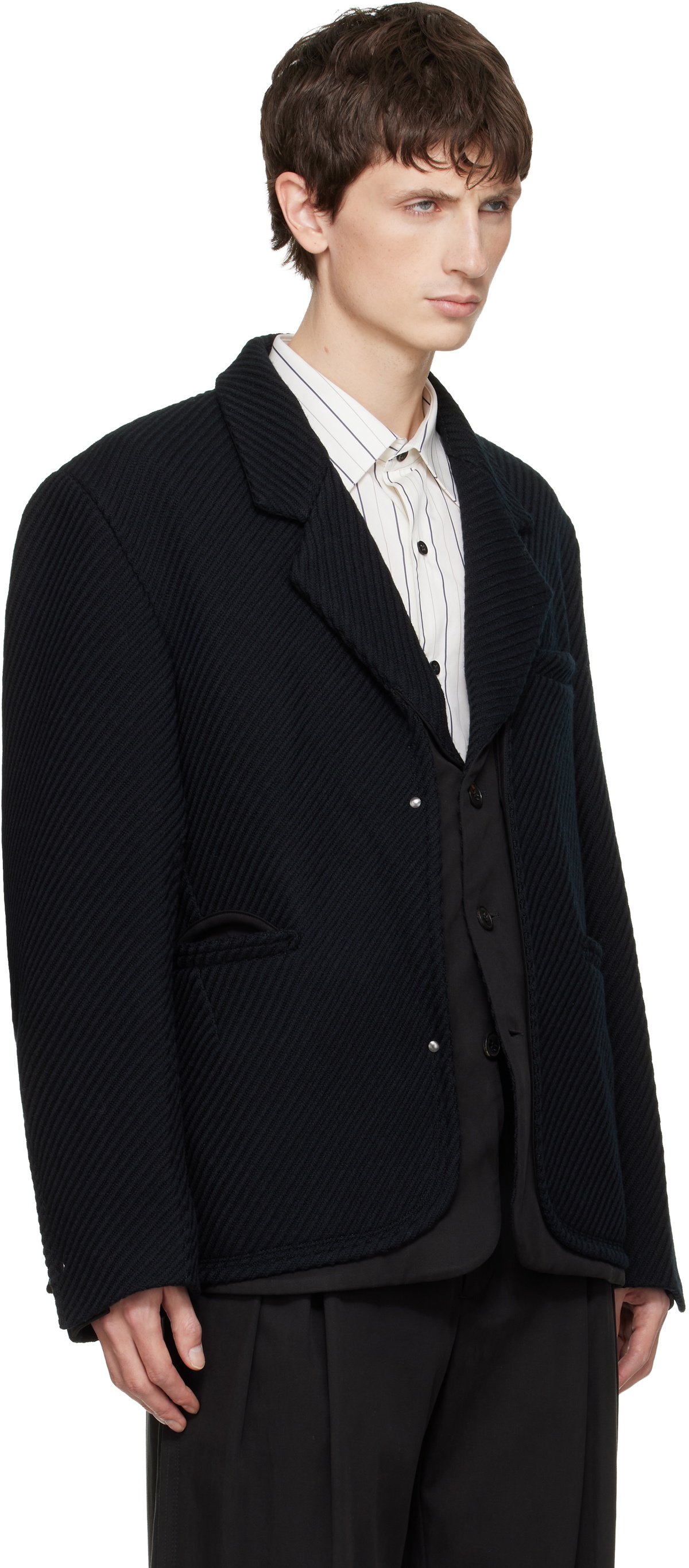 Kiko Kostadinov Black Halics Blazer