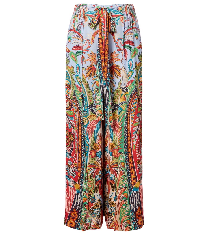 Photo: Etro Paisley wide-leg pants