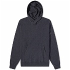 Our Legacy Men's Knitted Popover Hoodie in Anthracite Melange