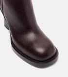 Burberry Cavalier 85 leather knee-high boots