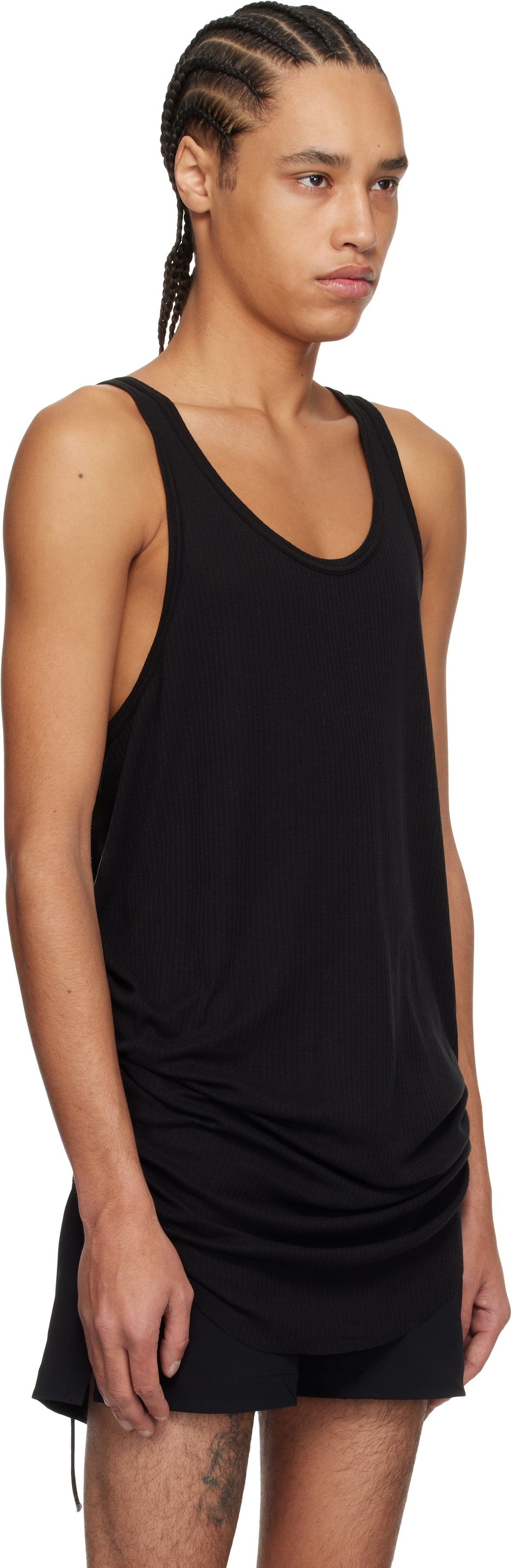 11 by Boris Bidjan Saberi Black T1B Tank Top