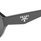 Prada Eyewear Women's PR A02S Sunglasses in Black/Dark Grey