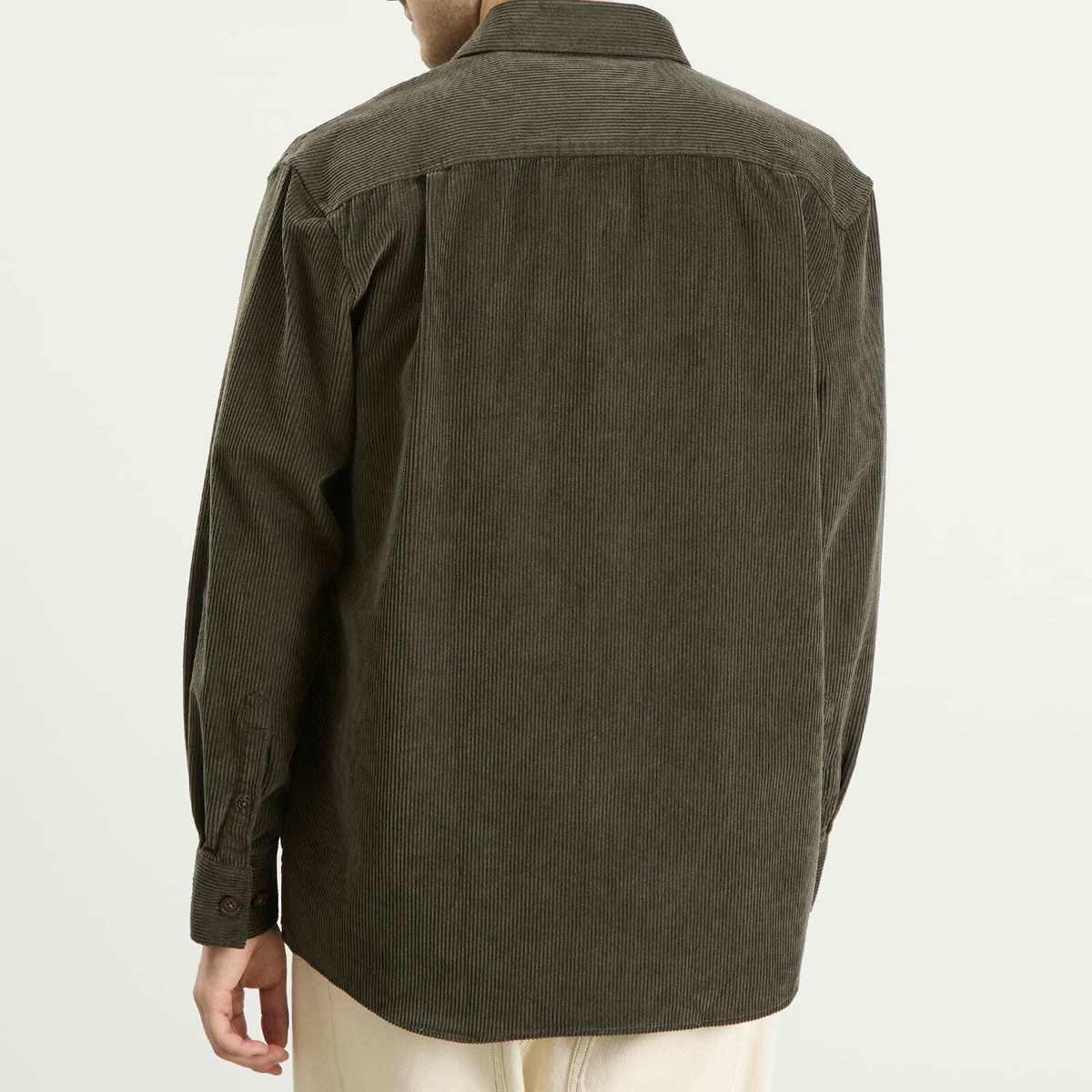 Armor-Lux Men's Corduroy Overshirt in Chimera