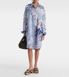 Dries Van Noten Printed cotton voile shirt