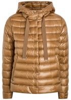 Herno Padded Nylon Jacket Camel