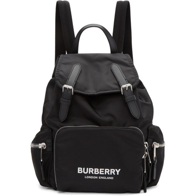 Photo: Burberry Black Medium Nylon Rucksack