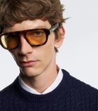 Dior Eyewear Dior Line S2F flat-top sunglasses