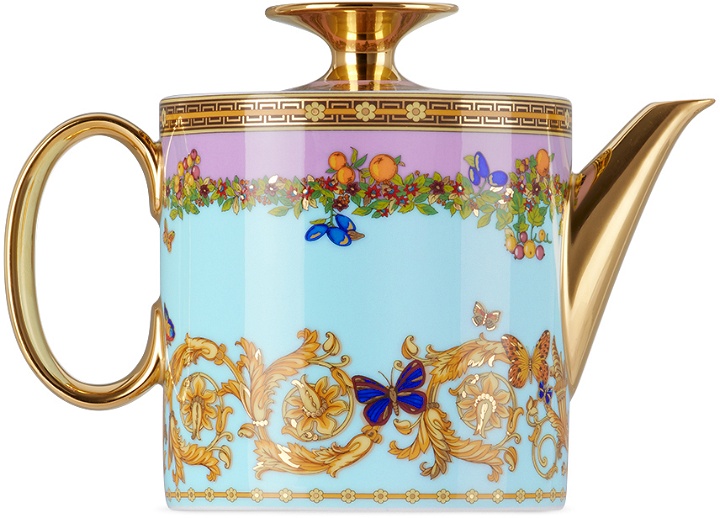 Photo: Versace Blue Rosenthal 'Le Jardin' Teapot