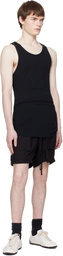 thom/krom Black M TS 947 Tank Top