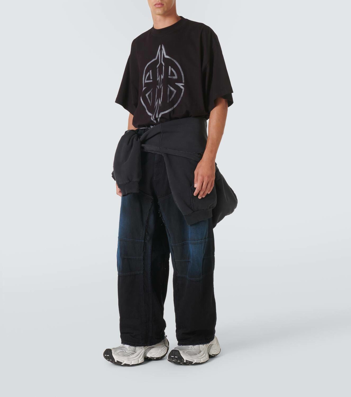 Balenciaga Double Knee wide-leg jeans Balenciaga