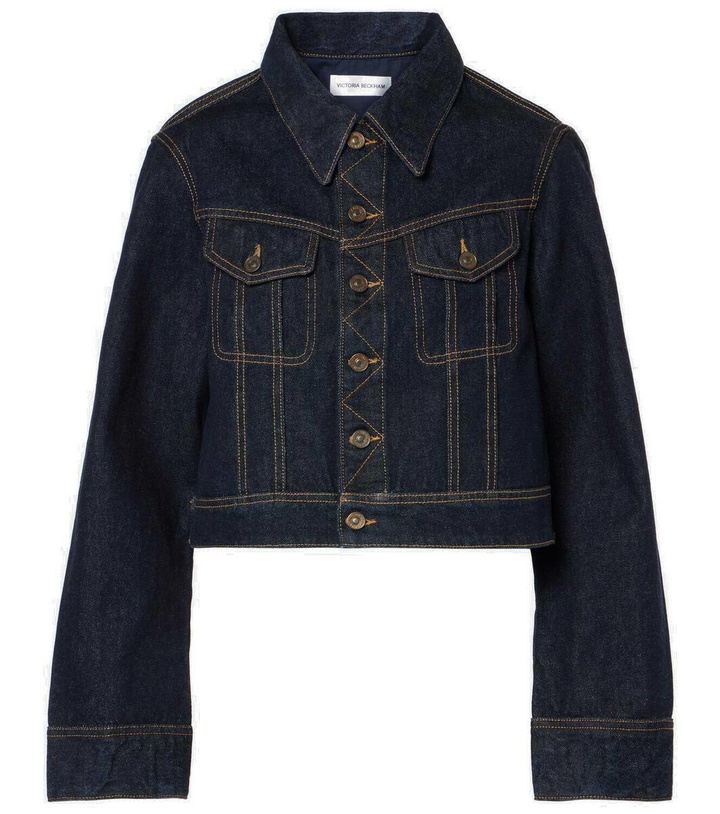 Photo: Victoria Beckham Cropped denim jacket