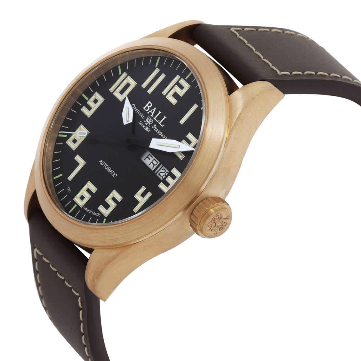 Ball Bronze Black Dial Unisex Watch NM2186C-L3J-BK