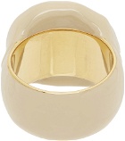 Bottega Veneta Off-White Seal Ring