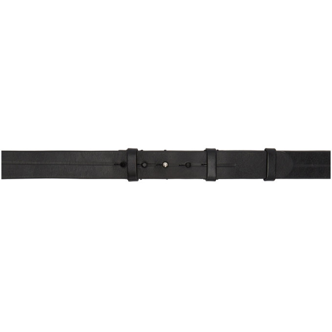 Photo: Lemaire Black Dual Leather Belt