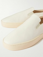 Officine Creative - Bug Leather Slip-On Sneakers - White