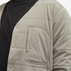 Snow Peak Men's Flexible Insulated Cardigan in Khaki