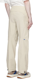 ADER error Beige Plue Trousers