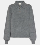 Khaite Joey cashmere-blend polo sweater