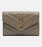 Saint Laurent Cassandre leather card holder