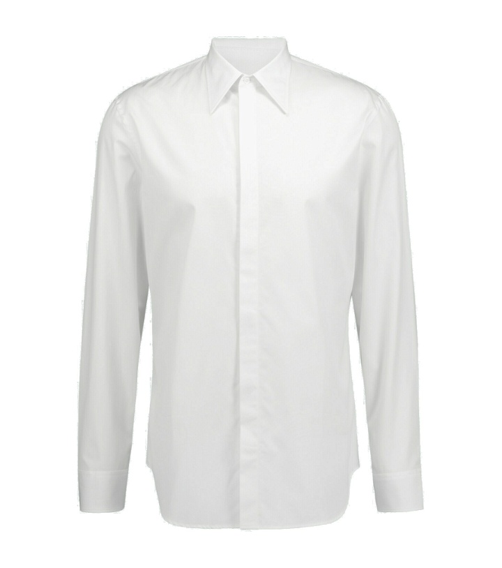 Photo: Maison Margiela - Concealed button cotton shirt
