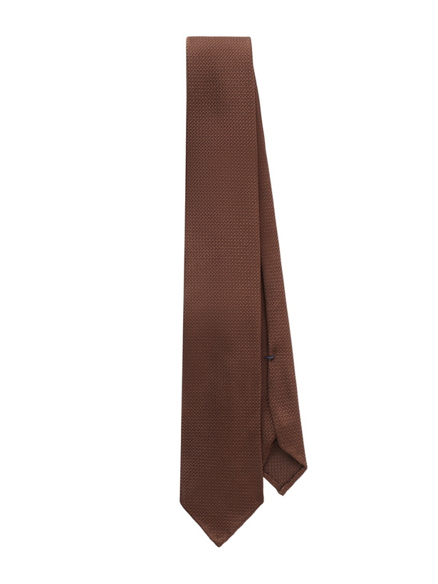 Photo: De Petrillo - Houndstooth Silk-Jacquard Tie